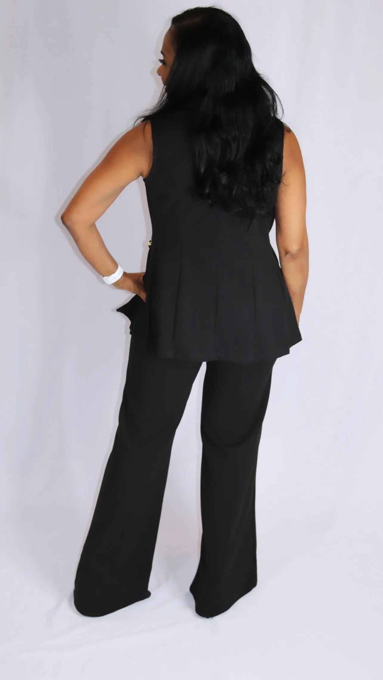 Sleeveless 3 Piece Suit
