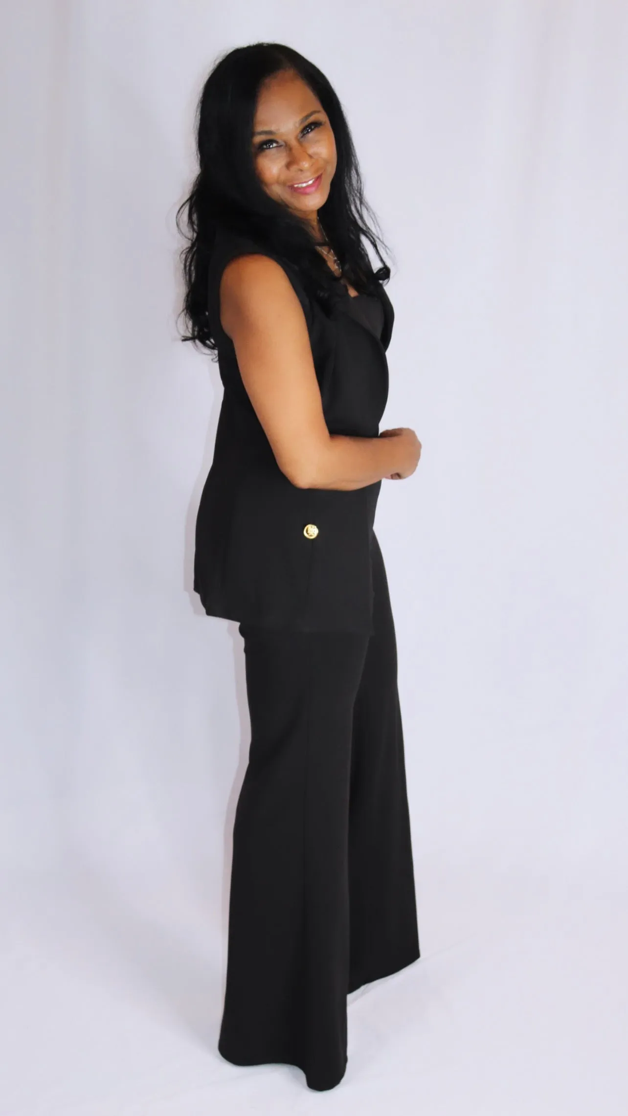 Sleeveless 3 Piece Suit