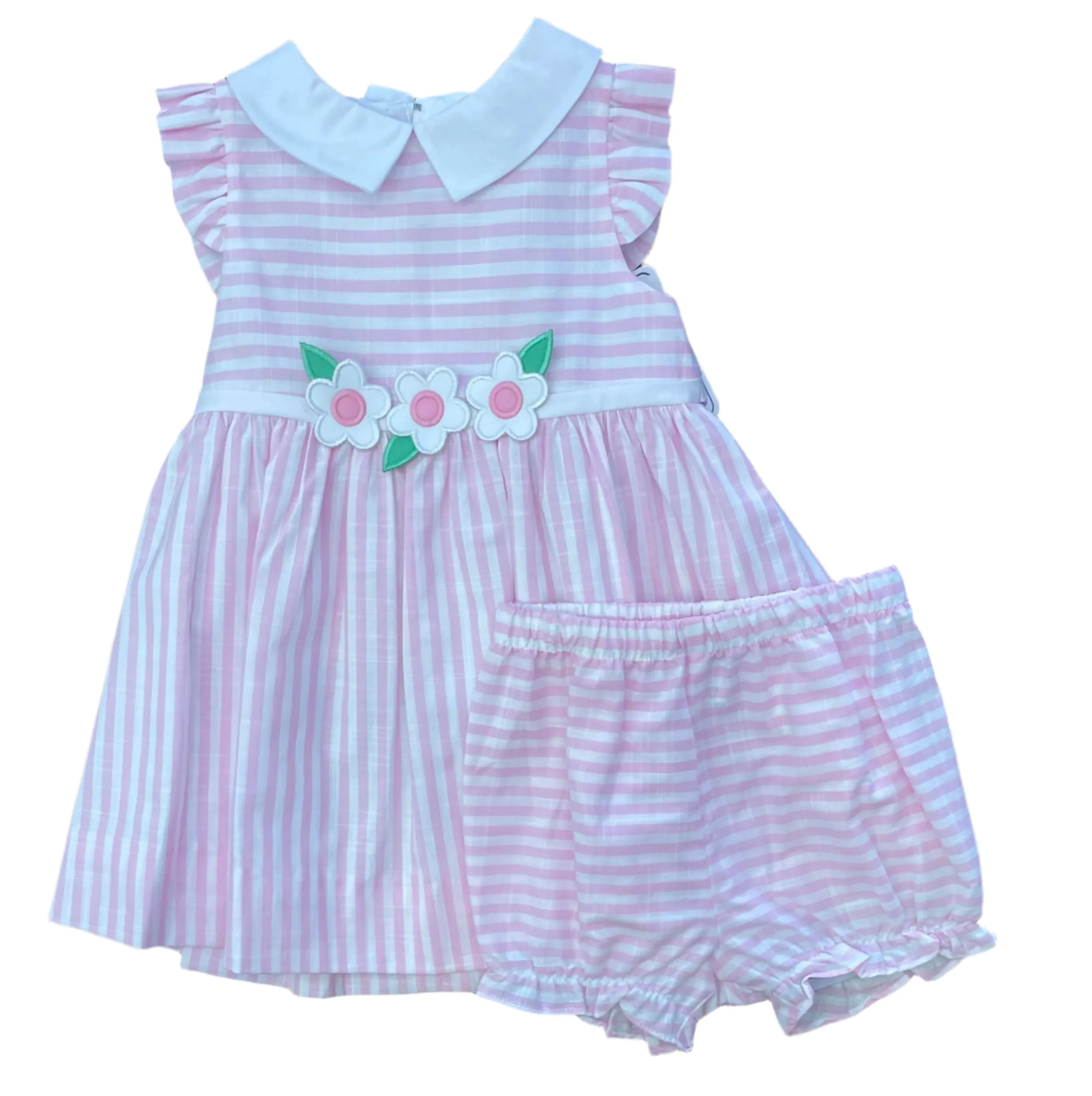 Stripe Dress w/Bloomer