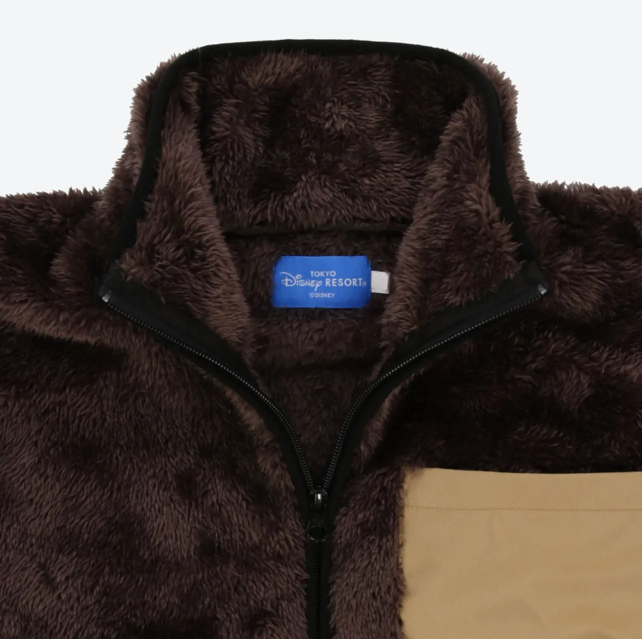 TDR - Mickey Mouse Faux Sherpa Jacket for Adults  x Brown Color