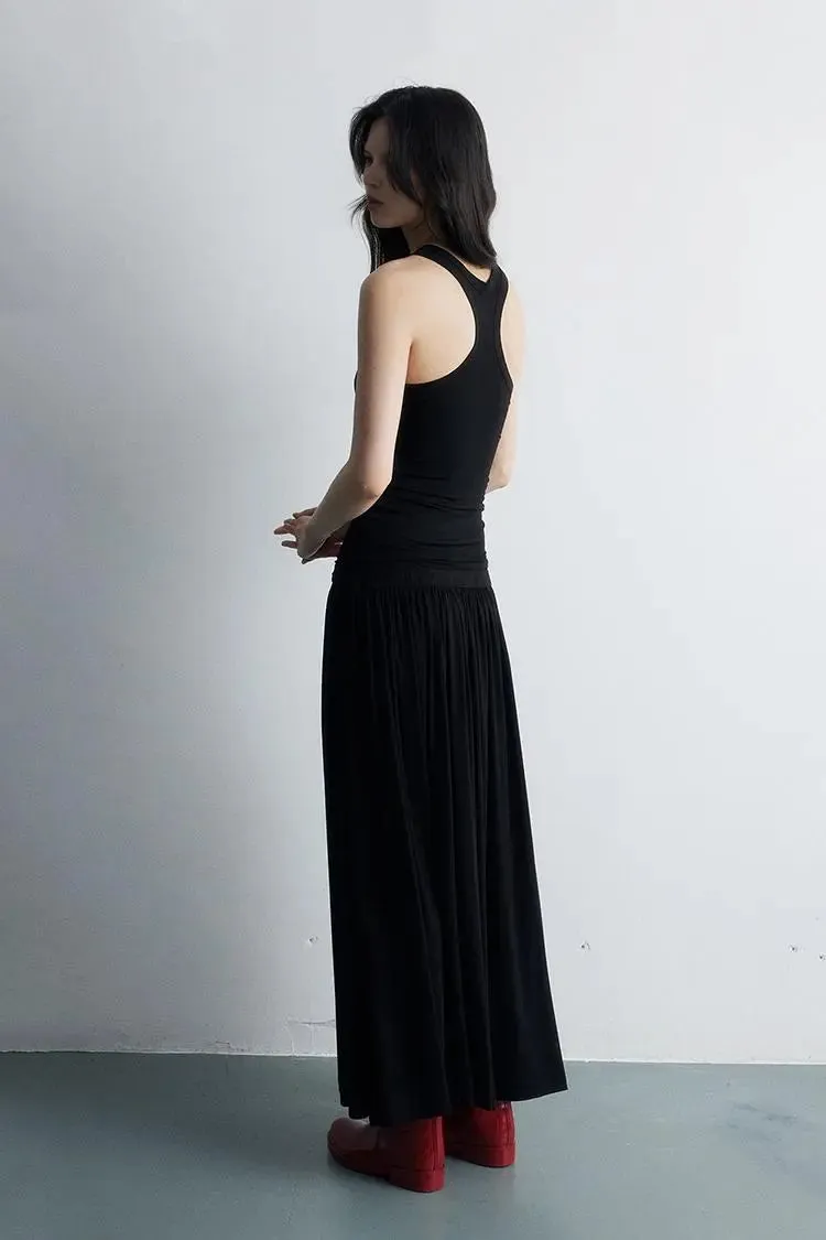 Tencel Blend Twist-Front Tank Top