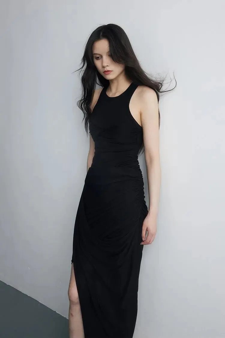 Tencel Blend Twist-Front Tank Top