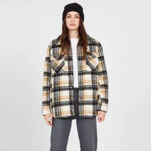 VOLCOM Women's Silent Sherpa Jacket - Hazelnut