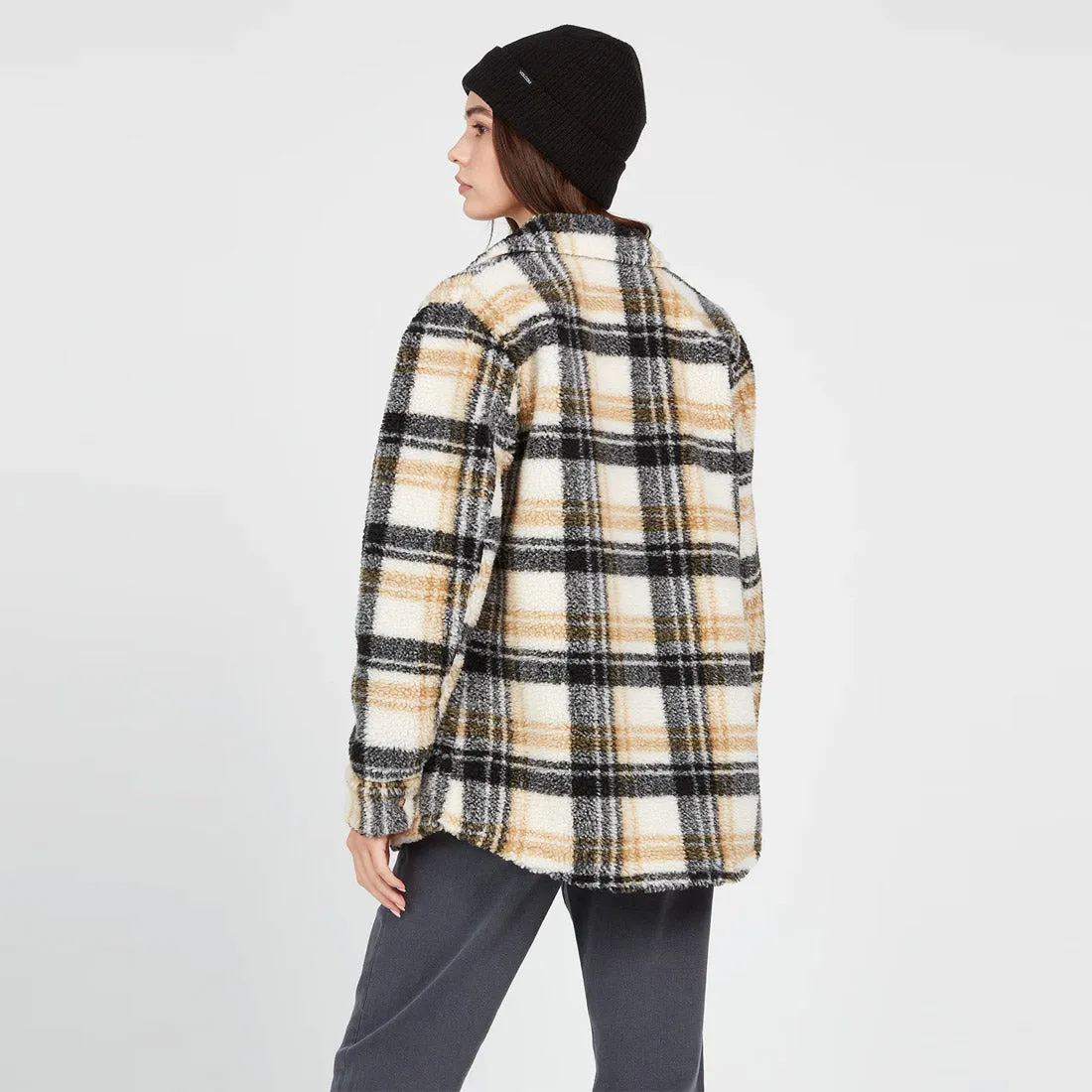 VOLCOM Women's Silent Sherpa Jacket - Hazelnut