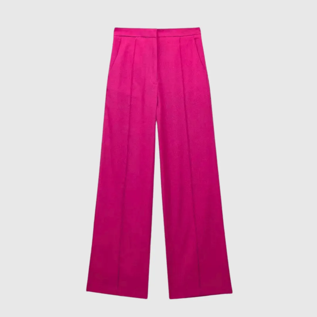 Women Cotton Linen Waistcoat Blazer And Pants Set