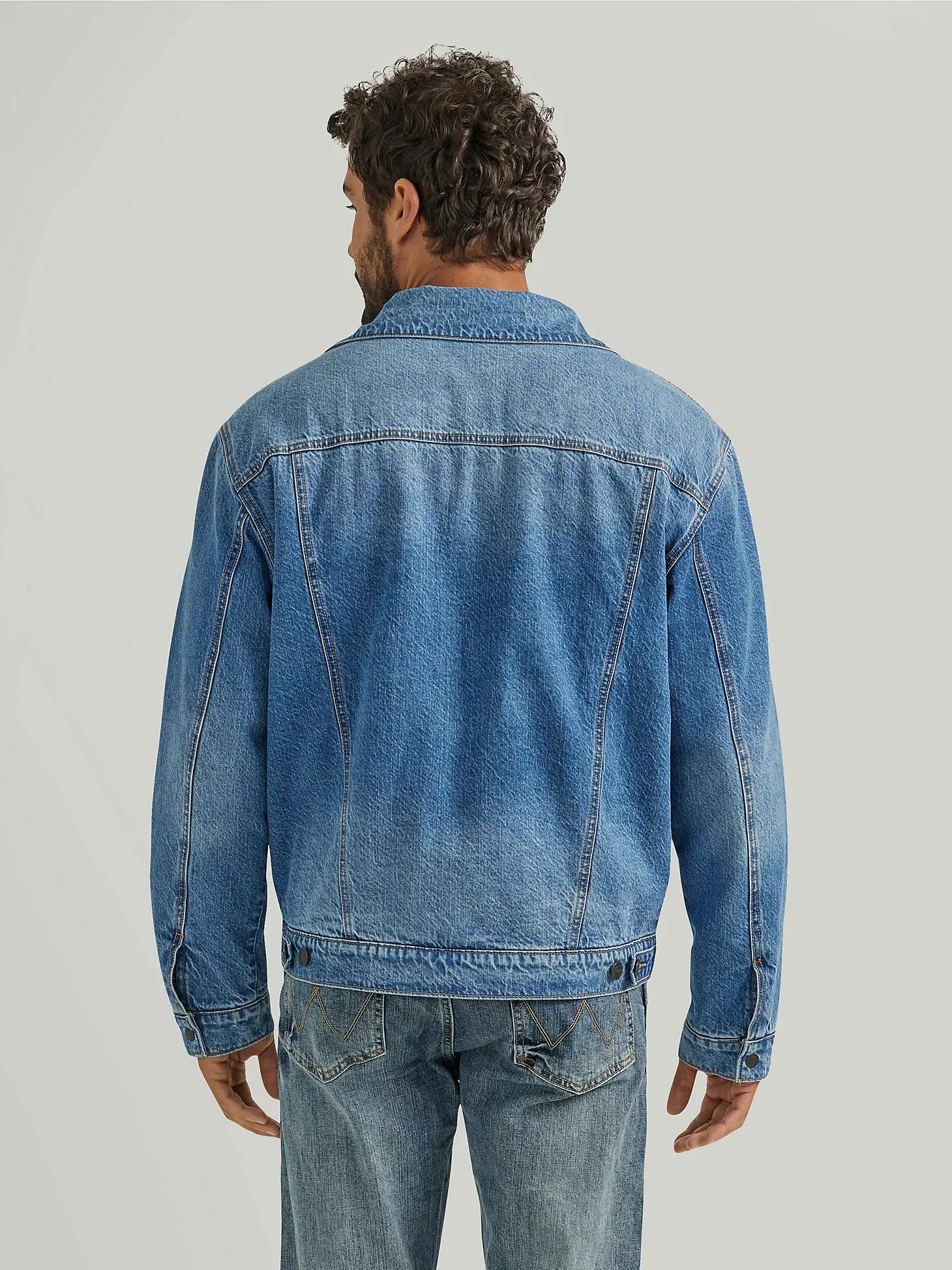 WRANGLER RETRO SHERPA LINED WESTERN DENIM JACKET